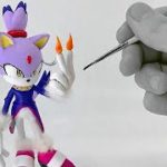 Create Blaze the Cat with Clay / Sonic the hedgehog / Clay Art [kiArt]