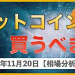 【ビットコイン買うべき？】なぜここまで上がったのか？分かりやすく解説します【11月20日 相場解説】