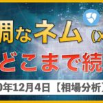 【ビットコイン、リップル、ネム】XEMが前日比約20％上げ！好調な暗号資産相場はどこまで？【12月4日 相場解説】