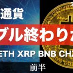 【BTC、ETH、XRP】仮想通貨市場暴落！ついにバブル崩壊か【4月24日 相場分析】