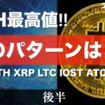 【LTC、IOST、ATOM、FIL】イーサリアム最高値更新！仮想通貨は上か下か？今後のパターンを分析【4月28日 相場分析】後半