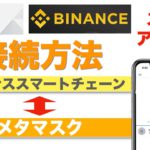 【仮想通貨】メタマスクウォレットとバイナンスチェーンの接続方法