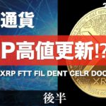 【FTT、FIL、DENT、CELR、DOCK、THETA】リップル高値更新⁉︎アルトコイン祭りの再来か【5月1日 相場分析】後半