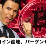 ビットコイン、バブル崩壊、バーゲンセールだ