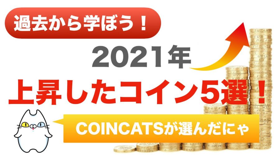 2021年上昇したコイン5選をピックアップ!〜過去から学ぶ2022年〜