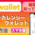 【初心者向け】画期的な便利なウォレット！知って得する、「マルチカレンシーウォレット」の登録方法【スマホ版】