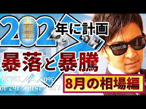未来から見つめた2022年8月の相場😻もう一上げする株高と激しめの円高