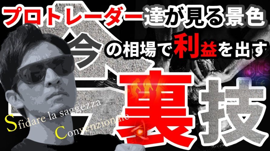 『プロトレーダーたちが見ている景色』〜今の相場で利益を出す裏技公開~
