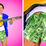 Extreme HACKS  to Get MONEY! BLACKPINK CONCERT Made Me  RICH! Rich vs Broke Pranks by La La Life