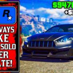 This Feels Like CHEATING.. BEST WAYS To Make Money SOLO After UPDATE in GTA Online (GTA5 Fast Money)