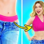 LAST-MINUTE CLOTHING HACKS | Transform Outfit Anywhere & Anytime! Save Your Money with 123GO! SCHOOL