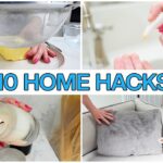 10 GENIUS HOME HACKS that you will ACTUALLY USE to SAVE TIME + MONEY 🤯🏠