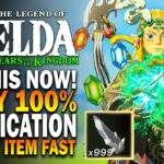 New Item Duplication Glitch IS SO EASY! Infinite Money In Zelda Tears Of The Kingdom