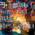 ドル円▶全部戻し！米株▶いったん下落！BTC▶買い場！WTI▶いったん下落！そして…