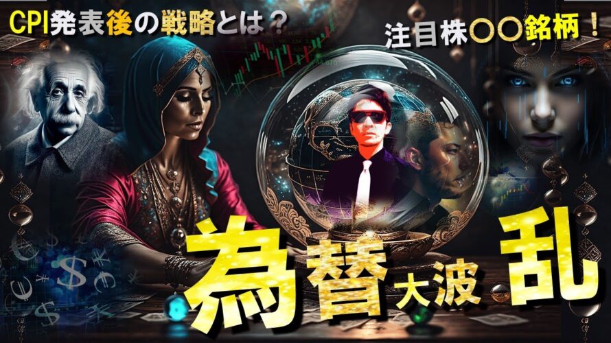 CPI発表「後」の戦略とは!注目の〇〇銘柄!為替大波乱!!