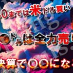 153.80までは米ドル買い！！〇〇〇は全力売り！株は決算で〇〇になる！