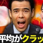 日経平均が1600円クラッシュ、失われた100年
