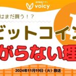 プロはまだ買う⤴️BTCがまだ下がらない理由【Voicy11月19日放送】