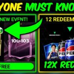 OMG🤯 FREE 103 OVR Player × 12 NEW REDEEM CODES in FC Mobile