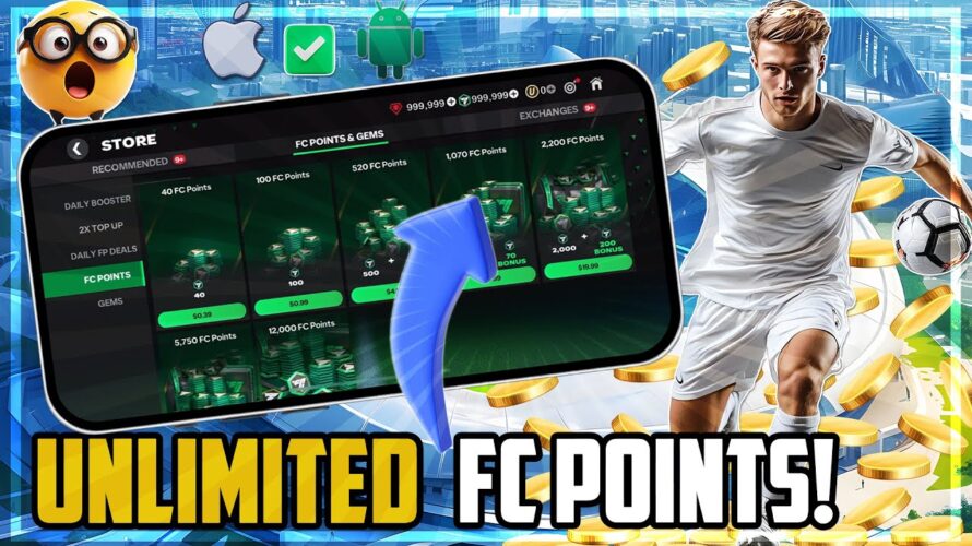 FC Mobile 25 Hack/Mod Unlimited Money – How to Get Unlimited Gems | FC Mobile 25 Mod Apk (SIMPLE)