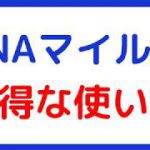 【陸マイラー格安旅行】ANAマイルのお得な使い方