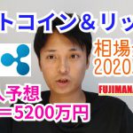 【ビットコイン＆リップル】仮想通貨相場分析　著名人予想 1BTC＝5200万円？！