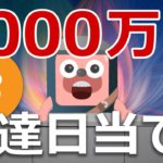 ビットコイン1000万円は何年何月に到達するのかが発表された