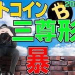 【ビットコイン】仮想通貨　大暴落！三尊形成してしまった。。。〈今後の値動きを初心者にもわかりやすくチャート分析〉２０２０．９．３