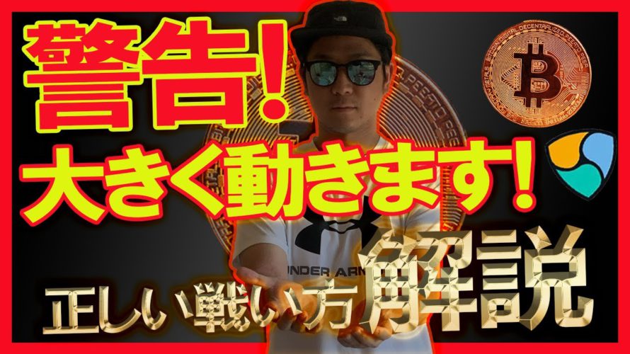 【警告】ビットコインエネルギー充填完了!?初動に騙されない戦い方解説。ネムは綺麗な戻り高値。