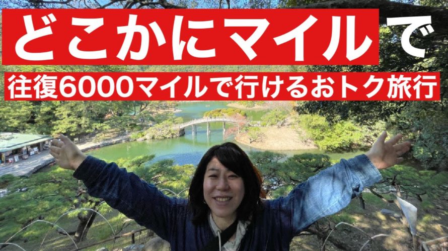 【お得】どこかにマイルで旅行します！旅行編