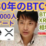 【ビットコイン,リップル,ネム,イーサリアム相場分析】2030年のBTC価格は⁉️米国1000人アンケート