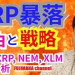 【仮想通貨BTC, XRP, XLM, NEM相場分析】XRP暴落の理由と戦略