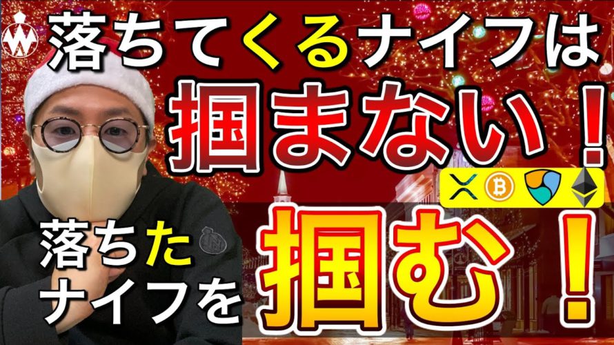 【ビットコイン&リップル&ネム&イーサリアム】XRP30%暴落。他通貨も弱含み。年末に向け、この仮想通貨市場をどう攻めるか