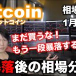 ビットコインまだ下がるから買うのはやめろ！プロトレーダーが教えるチャート分析【2021年1月22日】