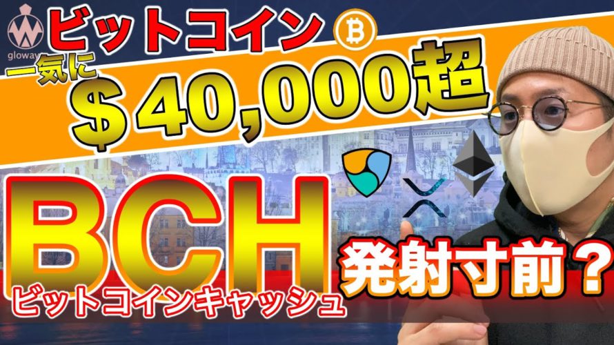 【ビットコイン&ビットコインキャッシュ&ETH&XRP&NEM】止まらないBTC。BCH初分析!今後の動向と注目ニュースを分析