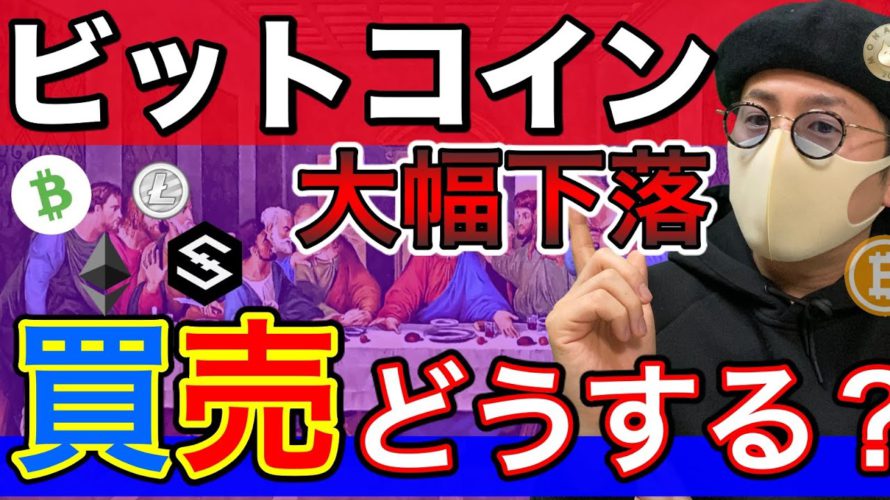 【ビットコイン&IOST&イーサリアム&BCH&LTC&MONA】仮想通貨市場大幅調整からの今後の展開は?戦略は〇〇が最重要!