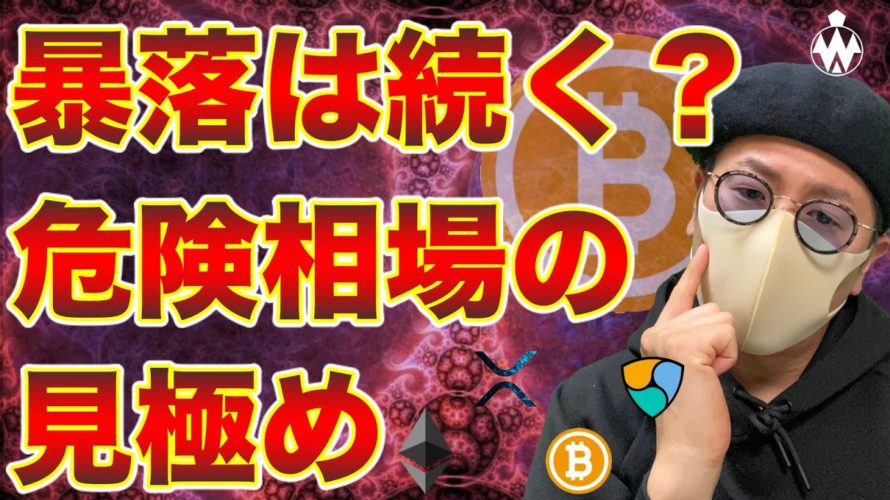 【ビットコイン&イーサリアム&リップル&ネム】暴落継続?それとも買い増しチャンス?直近相場分析と戦略構築について