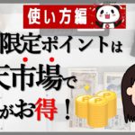 【楽天ポイントの使い方】期間限定ポイント・通常ポイントをお得に使う方法｜楽天経済圏｜ポイ活｜節約術