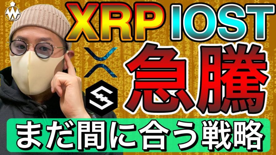 【ビットコイン&IOST&XRP&LTC&ETH&NEM&MONA】取り残された方もまだ間に合う?ここからの戦略と週末相場について