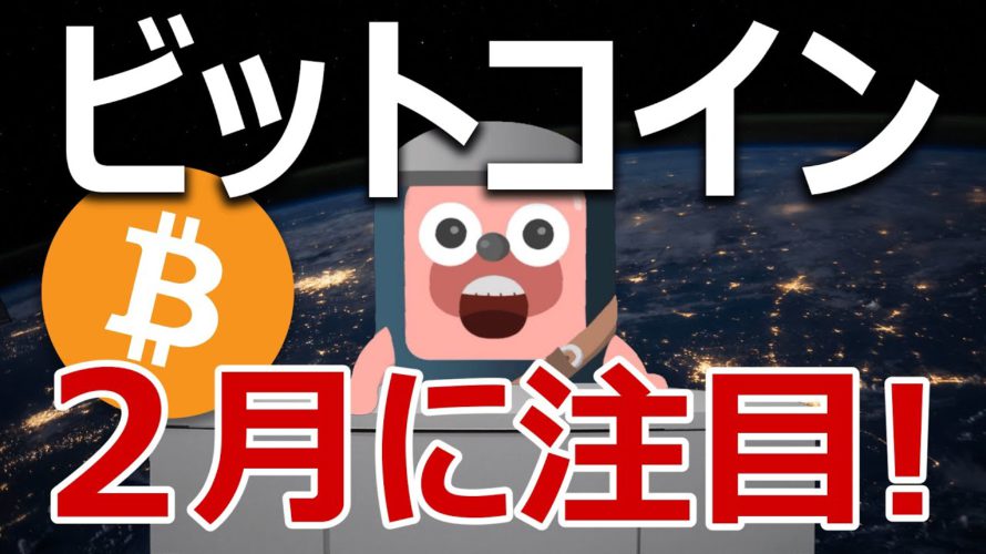 ビットコインの２月の価格がどうなるか当てます！