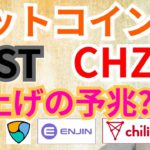 【仮想通貨BTC, ETH, XRP, ENJ, CHZ, NEM, IOST】ビットコイン, IOST, CHZ爆上げの兆し‼️