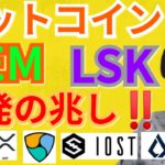 【仮想通貨BTC, ETH, XRP, NEM, IOST, LSK】ビットコイン、ネム、リスク、反発の兆し‼️