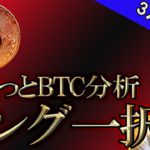 ビットコイン朝からサクッと分析「調整待ってロング」
