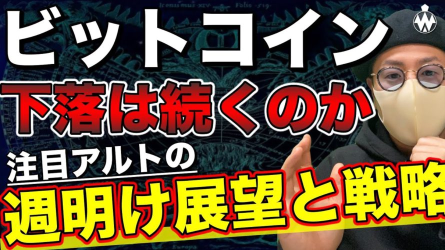 【ビットコイン＆IOST＆NEM＆ETH＆XRP＆DOT＆BAT＆BCH】BTC調整はどこまで？注目アルトは絶好の買い場？週明けの展望