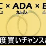 【ビットコイン × ADA × ETH】来週は最後の買いチャンス。イーサリアムの反省会。