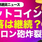 【緊急】イーロン砲炸裂！ビットコインとイーサリアムの下落が止まらない！