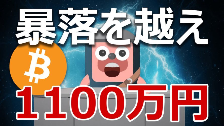 ビットコインが暴落を乗り越え1100万円になる話をしよう。