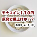 モナコイン170円から反発で爆上げか！？【6月15日】BTC,ETH,BCH,XRP,XEM,XYM,MONA,中期的チャート分析