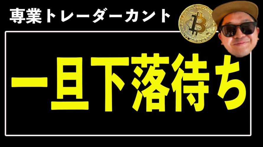 BTC下落は追わずに拾え。【ビットコイン、イーサリアム、リップル】