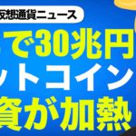 ビットコインに３０兆円の資金が流れ込む！イーサリアムの可能性にまだ市場は気づいていない！